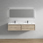 Nordic 72” Double Sink Floating Bathroom Vanity