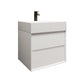 Halo 24” Single Sink Floating Bathroom Vanity