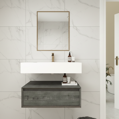 Madeno 30" Modern Floating Bathroom Vanity