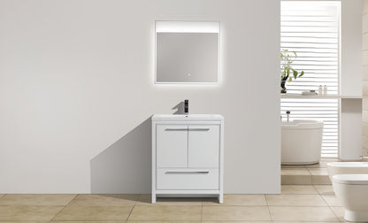 Lucia 30" Classic Freestanding Bathroom Vanity