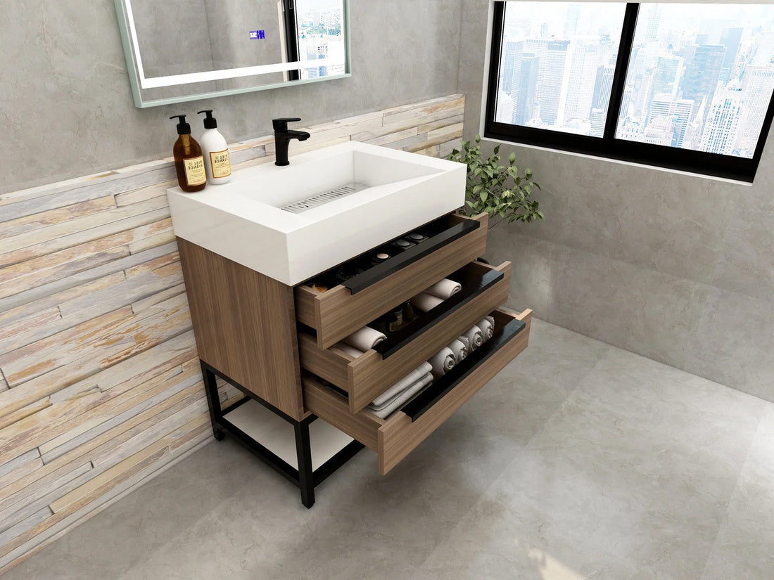 Boreal 30“ Freestanding Bathroom Vanity