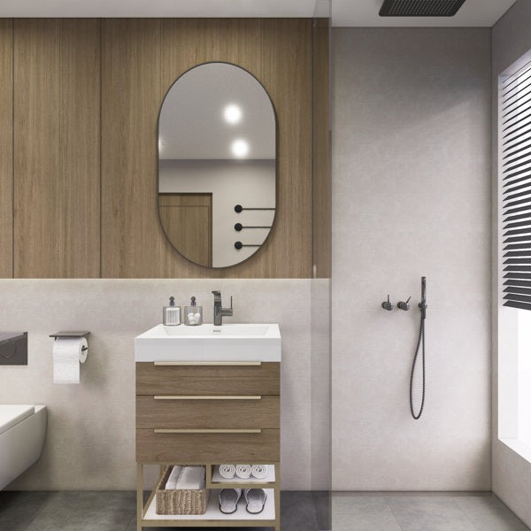 Boreal 24" Freestanding Bathroom Vanity | Compact & Stylish