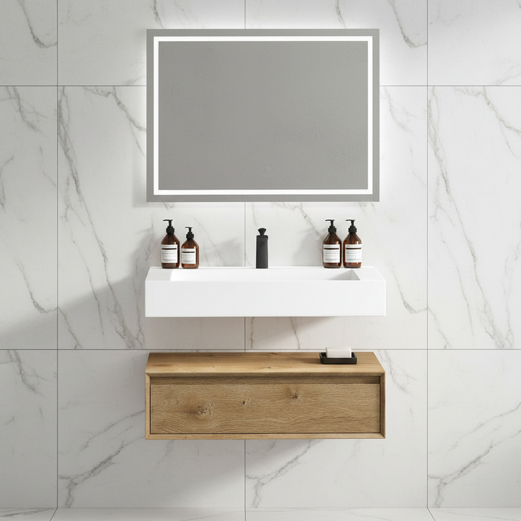Madeno 36" Modern Floating Bathroom Vanity