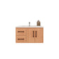 Arezzo 36" Solid Wood Floating Bathroom Vanity (Left Drawers)