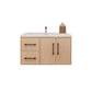 Arezzo 36" Solid Wood Floating Bathroom Vanity (Left Drawers)