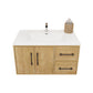 Arezzo 36" Solid Wood Floating Bathroom Vanity (Right Drawers)