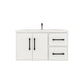Arezzo 36" Solid Wood Floating Bathroom Vanity (Right Drawers)
