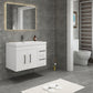 Aqua 36“ Floating Bathroom Vanity (Right Drawers)