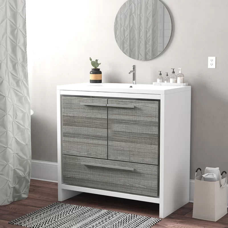 Lucia 36" Classic Freestanding Bathroom Vanity