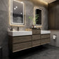 Halo 80“ Double Sink Floating Bathroom Vanity