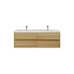 Elysia 60" Double Sink Floating Bathroom Vanity