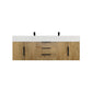 Boreal 60” Double Sink Floating Bathroom Vanity