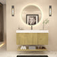 Karina 48" Fluted Floating Bathroom Vanity with Integrated Sink