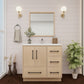 Arezzo 36" Single Sink Freestanding Bathroom Vanity (Right Side Drawers)