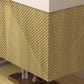 Karina 30" Fluted Floating Bathroom Vanity with Integrated Sink
