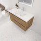 Oasis 36” Floating Bathroom Vanity (Right Drawers)