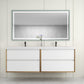 Fiora 72" Double Sink Floating Bathroom Vanity