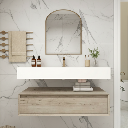 Madeno 42" Modern Floating Bathroom Vanity