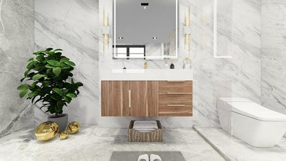 Boreal 42" Floating Bathroom Vanity (Right Drawers)