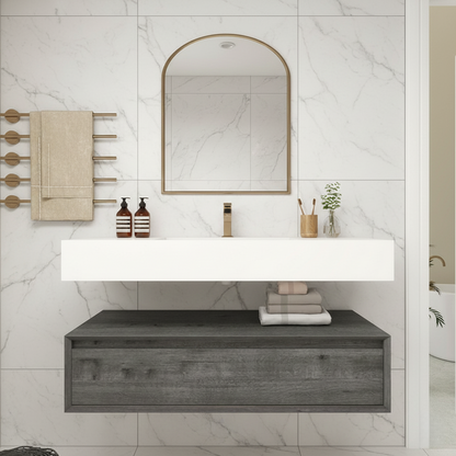 Madeno 42" Modern Floating Bathroom Vanity