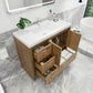 Lucia 42" Classic Freestanding Bathroom Vanity (Left Drawers)