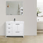 Lucia 42" Classic Freestanding Bathroom Vanity (Left Drawers)