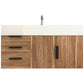 Boreal 42" Floating Bathroom Vanity (Left Drawers)