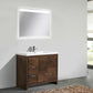 Lucia 42" Classic Freestanding Bathroom Vanity (Left Drawers)