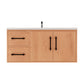 Arezzo 42" Solid Wood Floating Bathroom Vanity (Left Drawers)
