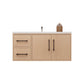 Arezzo 42" Solid Wood Floating Bathroom Vanity (Left Drawers)