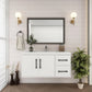 Arezzo 42" Solid Wood Floating Bathroom Vanity (Right Drawers)