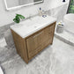 Lucia 42" Classic Freestanding Bathroom Vanity (Right Drawers)