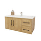 Arezzo 42" Solid Wood Floating Bathroom Vanity (Right Drawers)