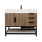 Boreal 42" Freestanding Bathroom Vanity (Right Drawers)