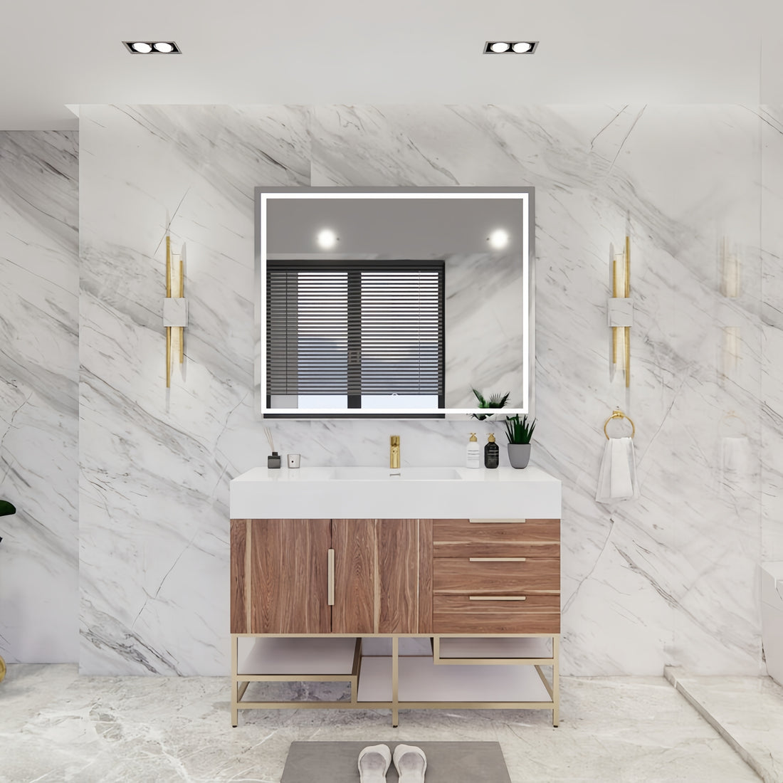 Boreal 48" Freestanding Bathroom Vanity