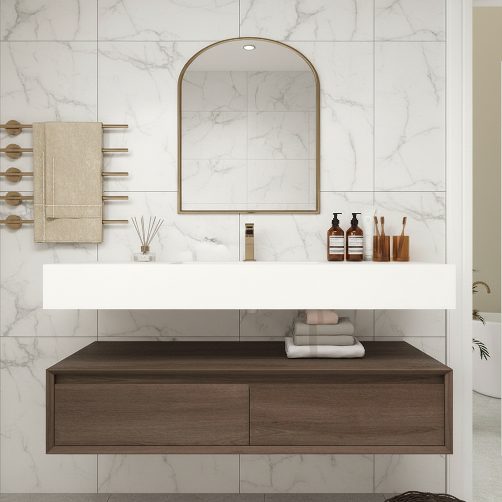 Madeno 48" Modern Floating Bathroom Vanity
