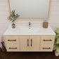 Arezzo 48" Solid Wood Floating Bathroom Vanity