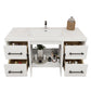 Arezzo 48" Solid Wood Floating Bathroom Vanity