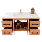 Arezzo 48" Solid Wood Floating Bathroom Vanity