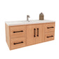 Arezzo 48" Solid Wood Floating Bathroom Vanity