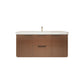 Haven Fluted 48" Floating Vanity | Modern Curved Wall-Hung Cabinet