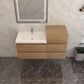 Amber 50“ Floating Bathroom Vanity