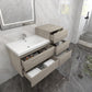 Amber 50“ Floating Bathroom Vanity