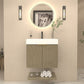 Karina 24" Fluted Floating Bathroom Vanity with Integrated Sink