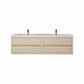 Elysia 72" Double Sink Floating Bathroom Vanity