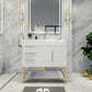 Boreal 36" Freestanding Bathroom Vanity (Left Drawers)