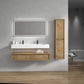 Madeno 60" Double Faucets Modern Floating Bathroom Vanity