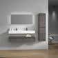Madeno 60" Double Faucets Modern Floating Bathroom Vanity