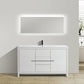Lucia 60" Single Sink Classic Freestanding Bathroom Vanity