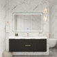 Haven Fluted 60" Floating Vanity | Modern Curved Wall-Hung Cabinet